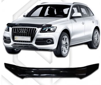 Дефлектор капота CA-Plastic Audi (Ауди) Q5 (Ку5)  8R (2008-2012) 8R дорестайлинг