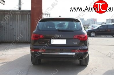 32 399 р. Накладка на задний бампер (рестайлинг) CT v2 Audi Q7 4L дорестайлинг (2005-2009) (Неокрашенная)  с доставкой в г. Краснодар