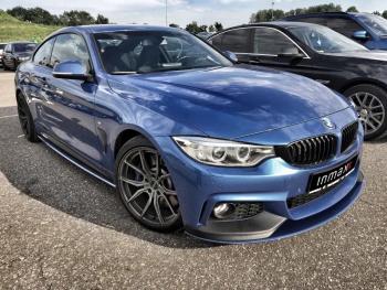 9 999 р. Пластиковые накладки под пороги М-Perfomance  BMW 4 серия  F32 (2013-2020) купе дорестайлинг, купе рестайлинг (цвет: черный матовый)  с доставкой в г. Краснодар. Увеличить фотографию 6