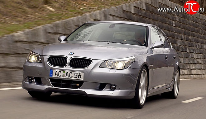 4 999 р. Накладка AC Schnitzer на передний бампер BMW 5 серия E60 седан дорестайлинг (2003-2007)  с доставкой в г. Краснодар