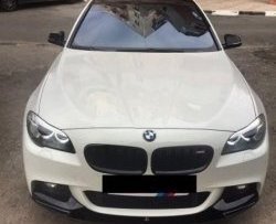 10 849 р. Накладка на передний бампер M-Performance BMW 5 серия F11 дорестайлинг, универсал (2009-2013) (Неокрашенная)  с доставкой в г. Краснодар. Увеличить фотографию 3