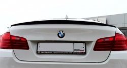 8 799 р. Лип спойлер BSM BMW 5 серия F10 седан дорестайлинг (2009-2013) (Неокрашенный)  с доставкой в г. Краснодар. Увеличить фотографию 3