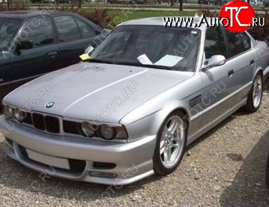 1 649 р. Реснички на фары CT v2 BMW 5 серия E34 седан дорестайлинг (1988-1994) (Неокрашенные)  с доставкой в г. Краснодар