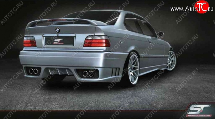 25 899 р. Задний бампер ST1 BMW 3 серия E36 седан (1990-2000)  с доставкой в г. Краснодар