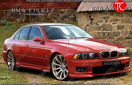 7 299 р. Передний бампер Neodesign BMW 5 серия E39 седан рестайлинг (2000-2003)  с доставкой в г. Краснодар