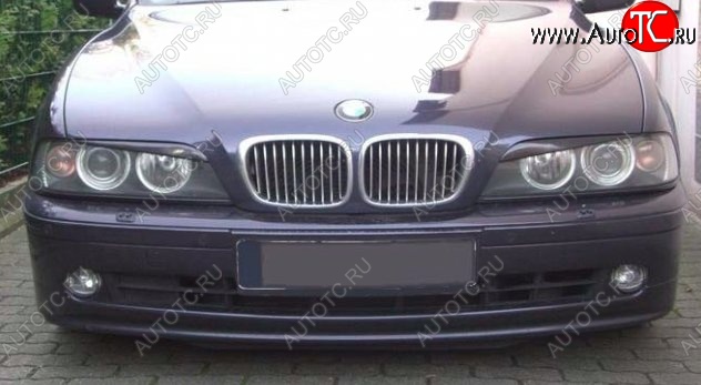 1 649 р. Реснички на фары Badlook BMW 5 серия E39 седан рестайлинг (2000-2003) (Неокрашенные)  с доставкой в г. Краснодар