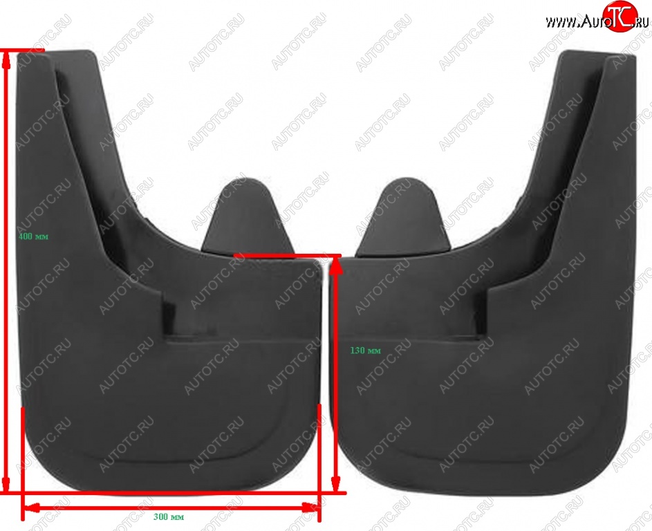 749 р. Универсальные передние брызговики (широкие) ПТП64 Uni4  Subaru Tribeca (2008-2014)  с доставкой в г. Краснодар