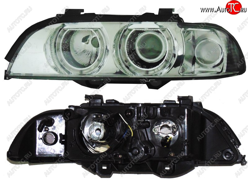 4 699 р. Левая передняя фара SAT (хрусталь) BMW 5 серия E39 седан дорестайлинг (1995-2000)  с доставкой в г. Краснодар