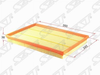 Фильтр воздушный двигателя SAT (350х242х38 mm) BMW (БМВ) X5 (Х5)  E70 (2006-2013) E70 дорестайлинг, рестайлинг