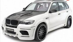 32 249 р. Пластиковый капот Hamman Style BMW X6 E71 дорестайлинг (2008-2012) (Неокрашенный)  с доставкой в г. Краснодар. Увеличить фотографию 2