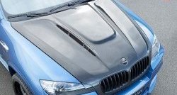 32 249 р. Пластиковый капот Hamman Style BMW X6 E71 дорестайлинг (2008-2012) (Неокрашенный)  с доставкой в г. Краснодар. Увеличить фотографию 3