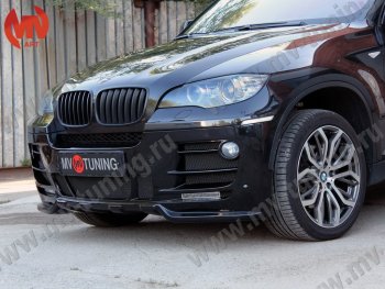 30 999 р. Передний бампер Hamann Style  BMW X6  E71 (2008-2014) дорестайлинг, рестайлинг (Неокрашенный)  с доставкой в г. Краснодар. Увеличить фотографию 3