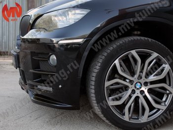 30 999 р. Передний бампер Hamann Style  BMW X6  E71 (2008-2014) дорестайлинг, рестайлинг (Неокрашенный)  с доставкой в г. Краснодар. Увеличить фотографию 4