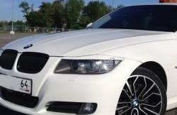 919 р. Комплект ресничек на фары M-VRS BMW 3 серия E90 седан дорестайлинг (2004-2008) (Без отверстий под светодиоды, Неокрашенные)  с доставкой в г. Краснодар. Увеличить фотографию 2