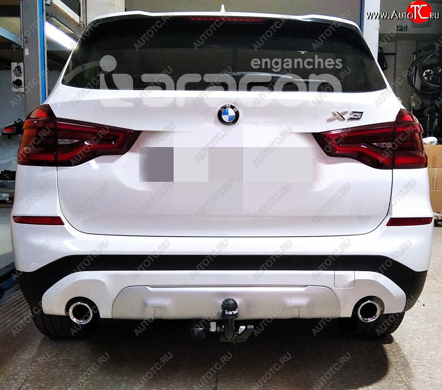 22 699 р. Фаркоп Aragon BMW X3 G01 дорестайлинг (2017-2021) (тип шара S (горизонтальный, легкосъемный))  с доставкой в г. Краснодар