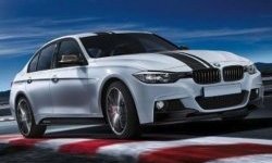 22 199 р. Пороги накладки M-performance BMW 3 серия F30 седан дорестайлинг (2012-2015) (Неокрашенные)  с доставкой в г. Краснодар. Увеличить фотографию 3