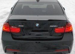 8 239 р. Лип спойлер BS v2 BMW 3 серия F30 седан дорестайлинг (2012-2015) (Неокрашенный)  с доставкой в г. Краснодар. Увеличить фотографию 3