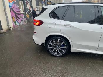 23 499 р. Диффузор заднего бампера М-Perfomance с элеронами  BMW X5  G05 (2018-2022) Inmax (цвет: черный глянец)  с доставкой в г. Краснодар. Увеличить фотографию 3