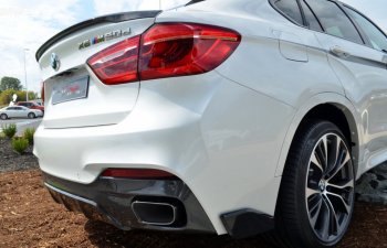 4 999 р. Спойлер багажника Performance BMW X6 F16 (2014-2020) (Неокрашенный)  с доставкой в г. Краснодар. Увеличить фотографию 3