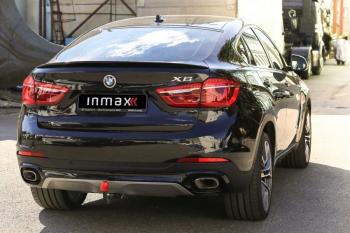 9 499 р. Лип спойлер M-Performance  BMW X6  F16 (2014-2020) (цвет: черный глянец)  с доставкой в г. Краснодар. Увеличить фотографию 3