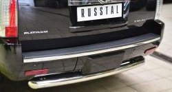 15 999 р. Защита заднего бампера (Ø76 мм, нержавейка) SLITKOFF  Cadillac Escalade  GMT926 джип 5 дв. (2006-2014) короткая база  с доставкой в г. Краснодар. Увеличить фотографию 2