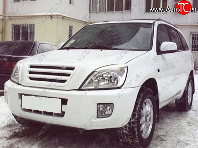 3 649 р. Решётка радиатора CT Chery Tiggo T11 дорестайлинг (2005-2013) (Неокрашенная)  с доставкой в г. Краснодар