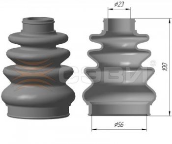 Чехол внутренний (пыльник шруса) SEVI Эксперт Daewoo Espero (1990-1999)