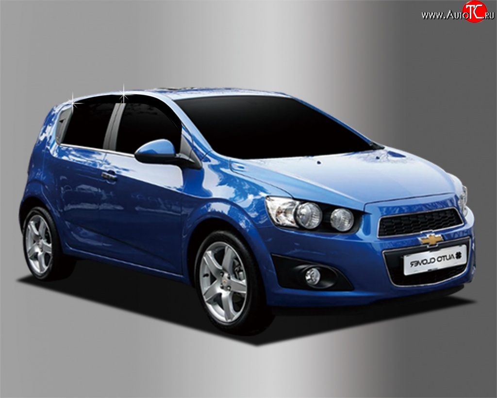 1 099 р. Дефлектора окон Avtoclover Chevrolet Aveo T300 хэтчбек (2011-2015)  с доставкой в г. Краснодар