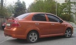 5 099 р. Пороги накладки CT v2 Chevrolet Aveo T250 седан рестайлинг (2006-2011) (Неокрашенные)  с доставкой в г. Краснодар. Увеличить фотографию 3