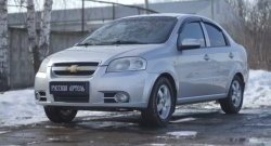 1 039 р. Защитная сетка решетки переднего бампера RA  Chevrolet Aveo  T250 (2006-2011) седан рестайлинг  с доставкой в г. Краснодар. Увеличить фотографию 4