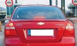 3 499 р. Лип спойлер CT Chevrolet Aveo T200 седан (2003-2008) (Неокрашенный)  с доставкой в г. Краснодар. Увеличить фотографию 2