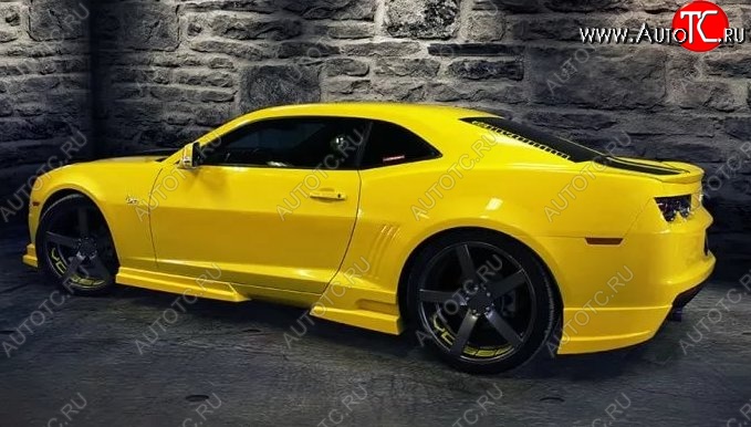 12 299 р. Клыки на задний бампер Tuning-Sport  Chevrolet Camaro (2008-2014) дорестайлинг (Неокрашенная)  с доставкой в г. Краснодар