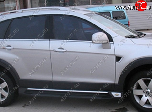 13 999 р. Пороги CT v2 Chevrolet Captiva  дорестайлинг (2006-2011)  с доставкой в г. Краснодар