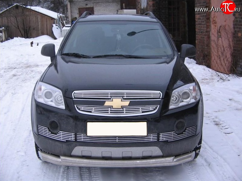 7 699 р. Декоративная вставка воздухозаборника Berkut Chevrolet Captiva  дорестайлинг (2006-2011)  с доставкой в г. Краснодар