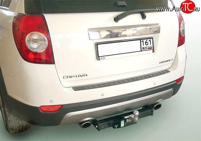 8 399 р. Фаркоп Лидер Плюс (до 1500 кг) Chevrolet Captiva  дорестайлинг (2006-2011) (Без электропакета)  с доставкой в г. Краснодар