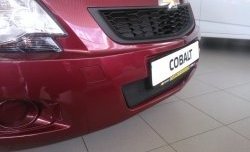 2 089 р. Нижняя сетка на бампер Russtal (черная) Chevrolet Cobalt седан дорестайлинг (2011-2016)  с доставкой в г. Краснодар. Увеличить фотографию 6