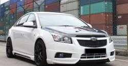 3 999 р. Накладка на передний бампер Extrime Chevrolet Cruze J305 хэтчбек дорестайлинг (2009-2012) (Неокрашенная)  с доставкой в г. Краснодар. Увеличить фотографию 3