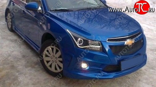 6 999 р. Передний бампер Sport Chevrolet Cruze J305 хэтчбек дорестайлинг (2009-2012) (Неокрашенный)  с доставкой в г. Краснодар