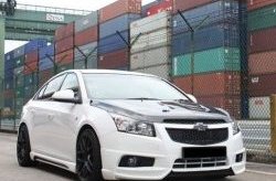 4 199 р. Пороги накладки Extrime Chevrolet Cruze J300 седан рестайлинг (2012-2015) (Неокрашенные)  с доставкой в г. Краснодар. Увеличить фотографию 3