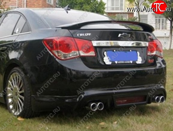 3 999 р. Спойлер CT Chevrolet Cruze J300 седан дорестайлинг (2009-2012) (Неокрашенный)  с доставкой в г. Краснодар