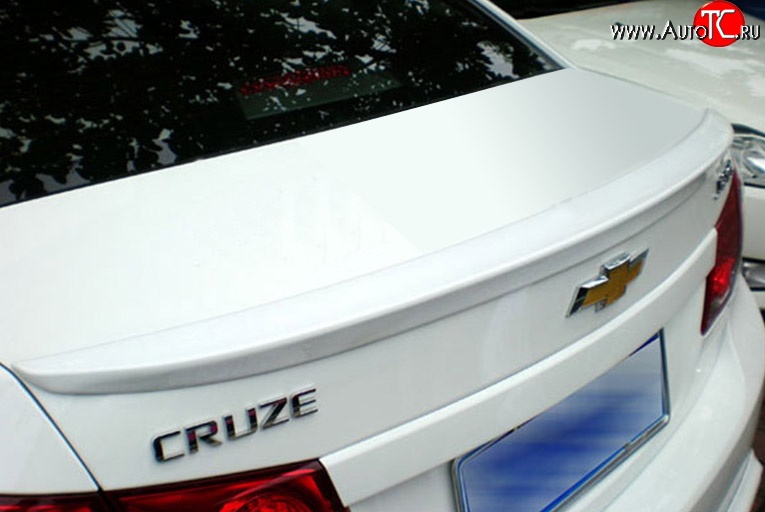 2 599 р. Лип спойлер M-VRS Chevrolet Cruze J300 седан дорестайлинг (2009-2012) (Неокрашенный)  с доставкой в г. Краснодар