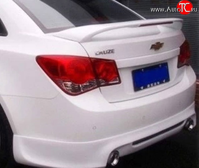 3 599 р. Спойлер M-VRS Chevrolet Cruze J300 седан дорестайлинг (2009-2012) (Неокрашенный)  с доставкой в г. Краснодар