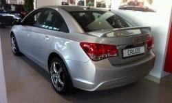 6 849 р. Спойлер LitCompany Chevrolet Cruze J300 седан дорестайлинг (2009-2012) (Неокрашенный)  с доставкой в г. Краснодар. Увеличить фотографию 2