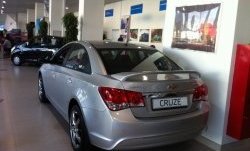 6 849 р. Спойлер LitCompany Chevrolet Cruze J300 седан дорестайлинг (2009-2012) (Неокрашенный)  с доставкой в г. Краснодар. Увеличить фотографию 5