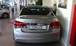 6 849 р. Спойлер LitCompany Chevrolet Cruze J300 седан дорестайлинг (2009-2012) (Неокрашенный)  с доставкой в г. Краснодар. Увеличить фотографию 6