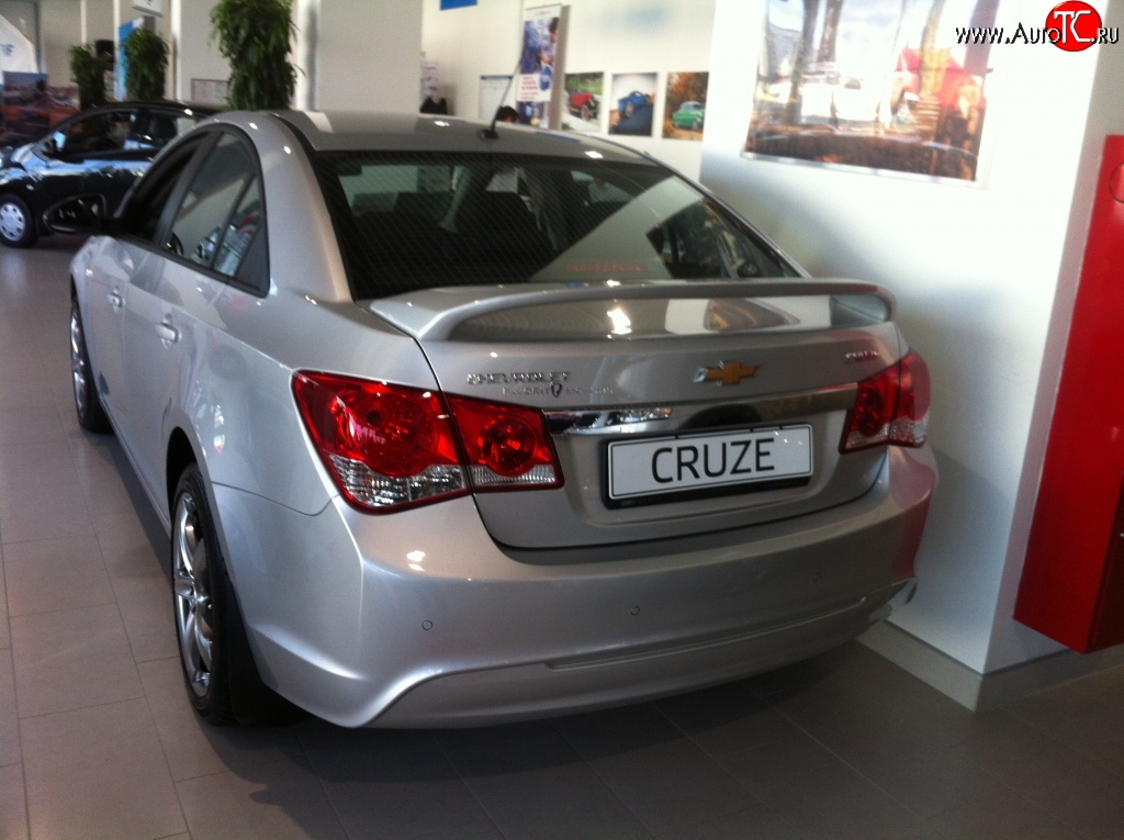 6 849 р. Спойлер LitCompany Chevrolet Cruze J300 седан дорестайлинг (2009-2012) (Неокрашенный)  с доставкой в г. Краснодар