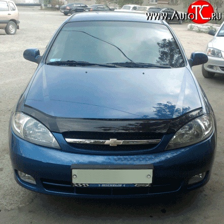 2 069 р. Дефлектор капота NovLine Chevrolet Lacetti хэтчбек (2002-2013)  с доставкой в г. Краснодар