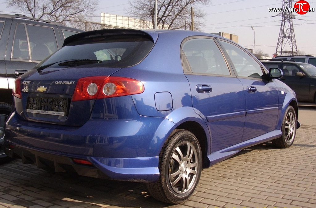 2 569 р. Пороги накладки Атланта  Chevrolet Lacetti  хэтчбек (2002-2013) (Неокрашенные)  с доставкой в г. Краснодар