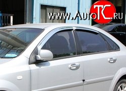 999 р. Комплект дефлекторов окон (ветровиков) 4 шт. Russtal Chevrolet Lacetti седан (2002-2013)  с доставкой в г. Краснодар