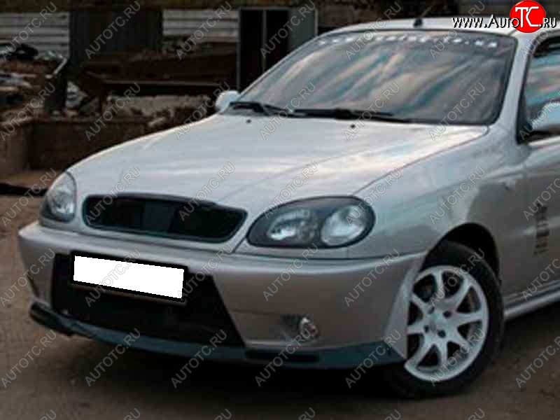 6 249 р. Передний бампер CT Daewoo Sense Т100 седан (1997-2008) (Неокрашенный)  с доставкой в г. Краснодар